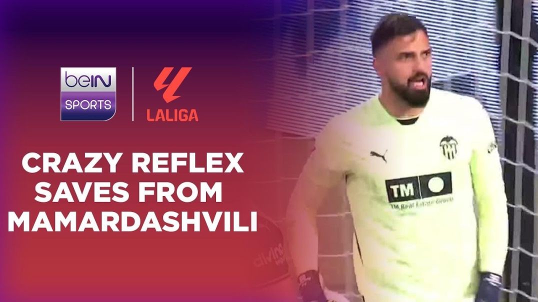 ⁣Soon-to-be Liverpool keeper Mamardashvili produces insane double save! _ LaLiga 24_25 Moments