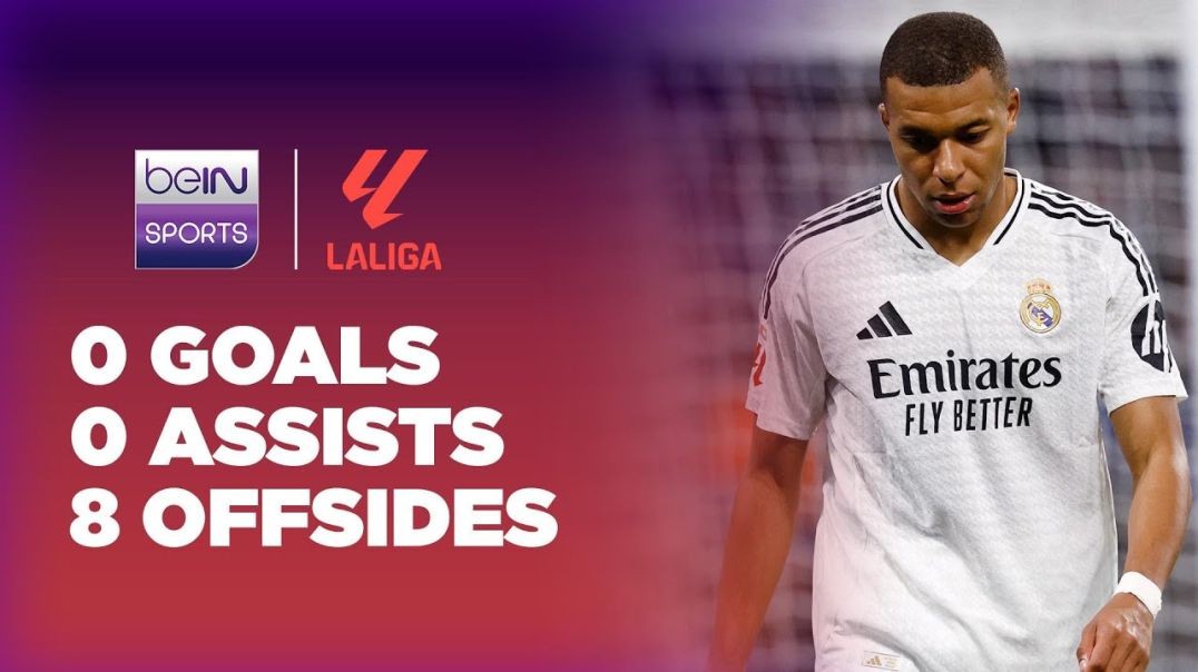 ⁣All 8 of Kylian Mbappe's offsides at ElClasico! _ LaLiga 24_25 Moments