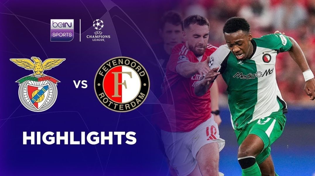 ⁣Benfica 1-3 Feyenoord _ Champions League 24_25 Match Highlights