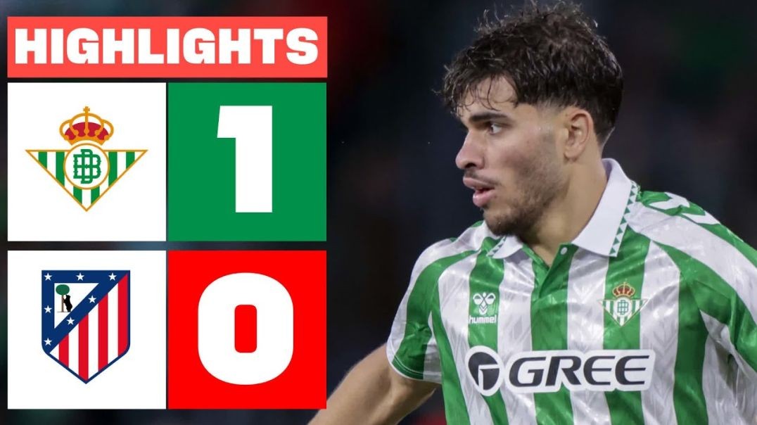 ⁣REAL BETIS 1 - 0 ATLÉTICO DE MADRID I RESUMEN LALIGA EA SPORTS