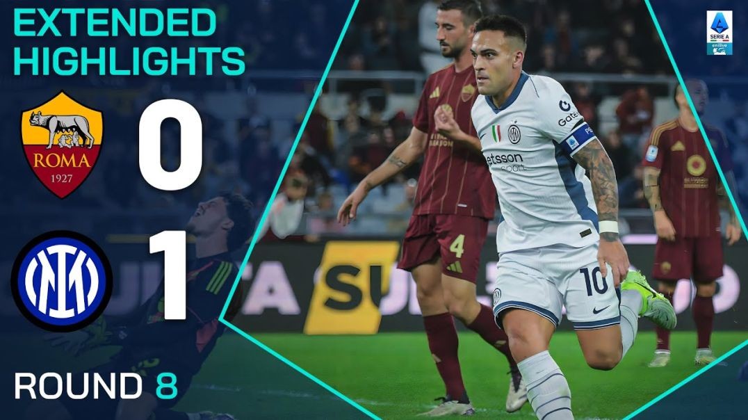 ⁣ROMA-INTER 0-1 - EXTENDED HIGHLIGHTS - SERIE A 2024-25