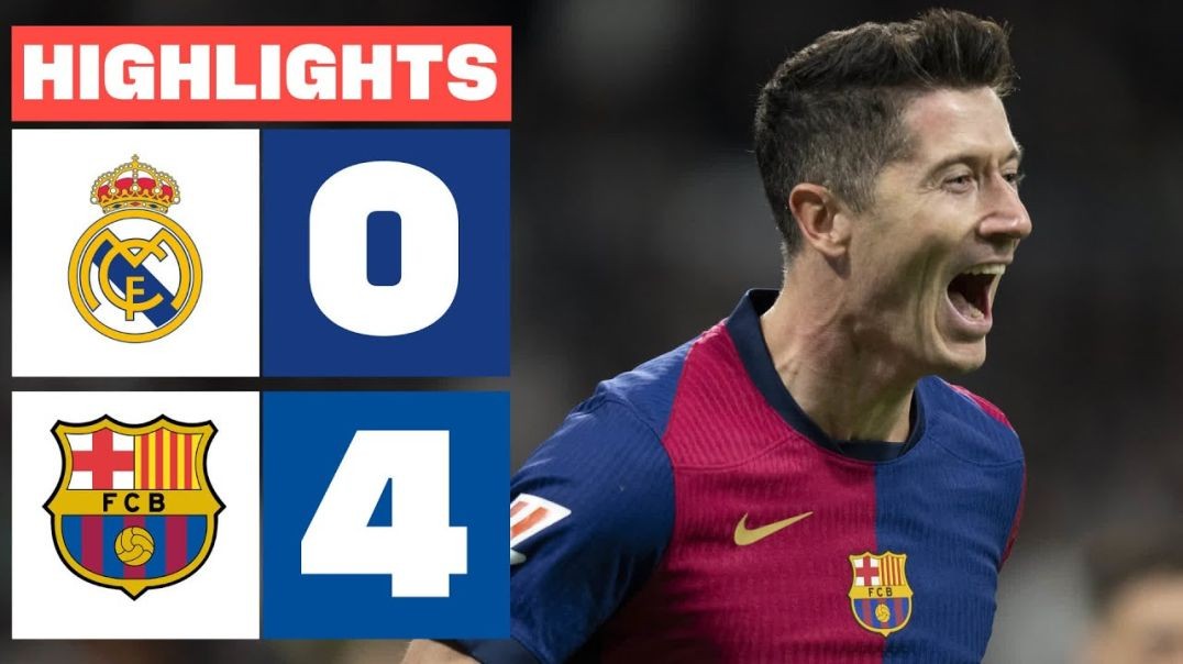 ⁣REAL MADRID 0 - 4 FC BARCELONA _ RESUMEN LALIGA EA SPORTS