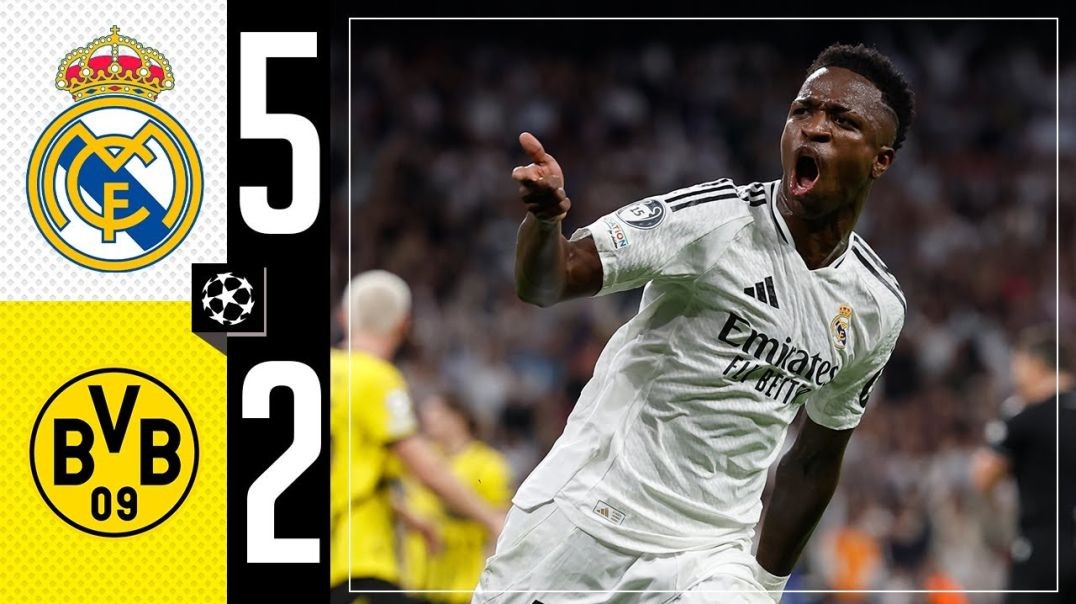 ⁣HIGHLIGHTS _ Real Madrid 5-2 Borussia Dortmund _ Champions League 2024_25