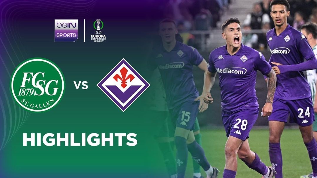 ⁣St Gallen 2-4 Fiorentina _ Europa Conference League 24_25 Match Highlights