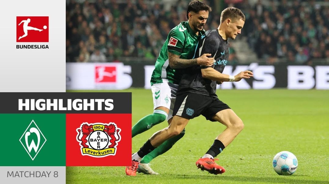 ⁣Bremen Secure Point In Last Minute! _ SV Werder Bremen - Bayer 04 Leverkusen 2-2 _ Highlights _ MD 8
