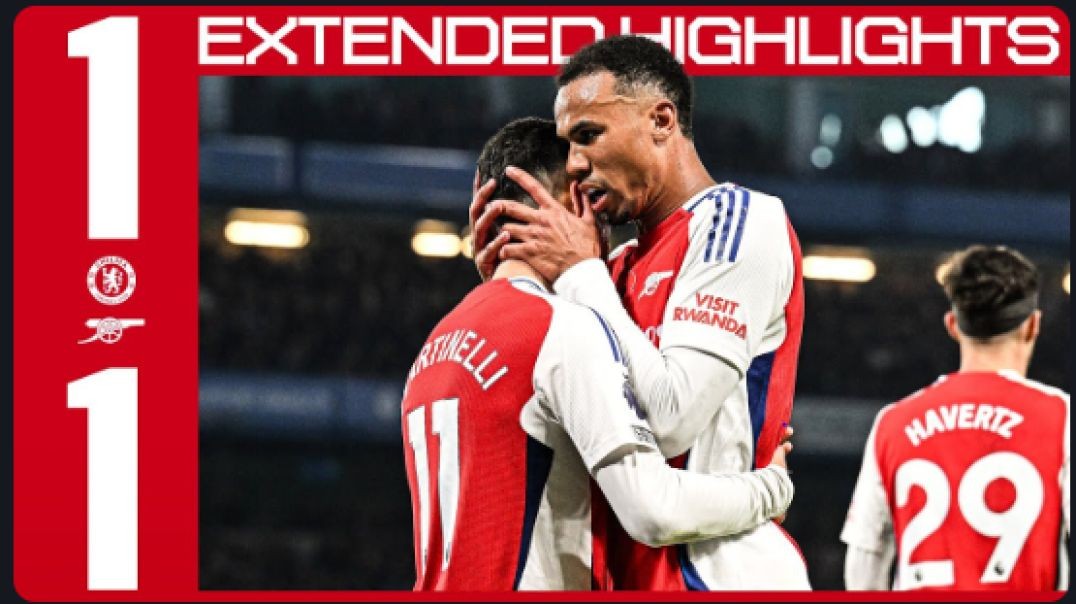 EXTENDED HIGHLIGHTS   Chelsea vs Arsenal (1-1)   Odegaard returns with an assist!