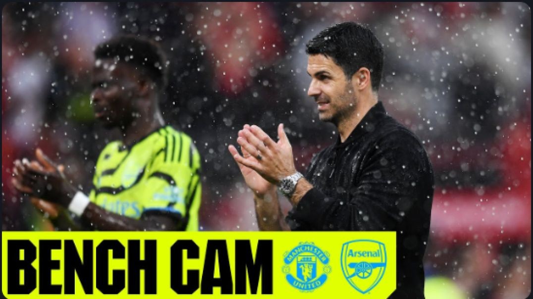 ⁣BENCH CAM   Manchester United vs Arsenal (0-1)   All the reactions &amp;amp; more victory at Old