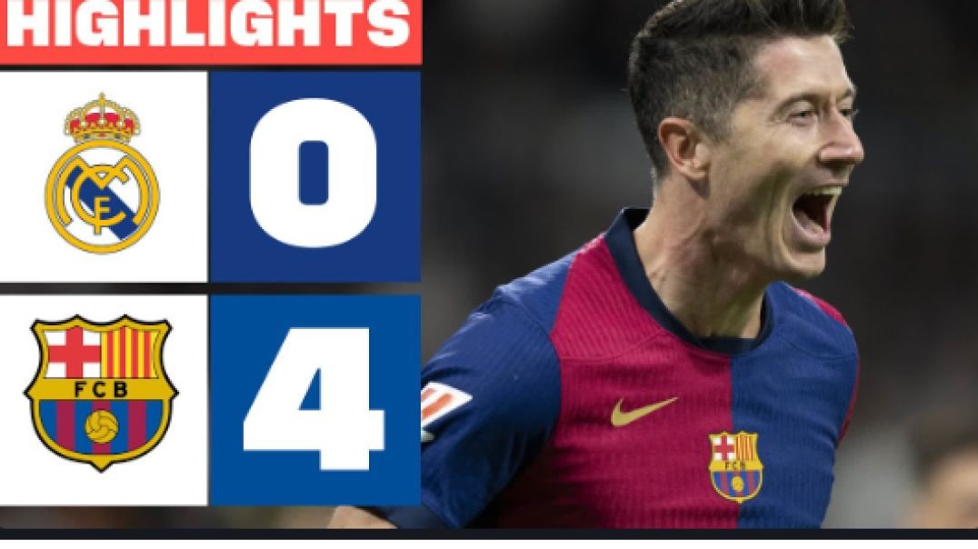 ⁣REAL MADRID 0 - 4 FC BARCELONA   RESUMEN LALIGA EA SPORTS