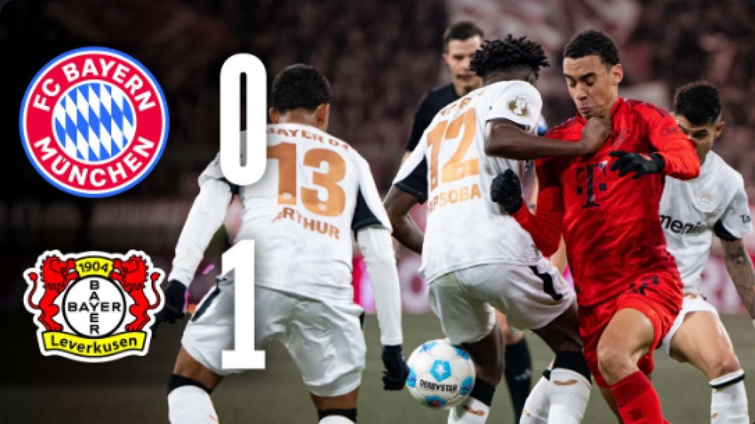 10-man Bayern bow out of DFB cup | FC Bayern vs. Bayer 04 Leverkusen 0-1 | DFB-Pokal Highlights