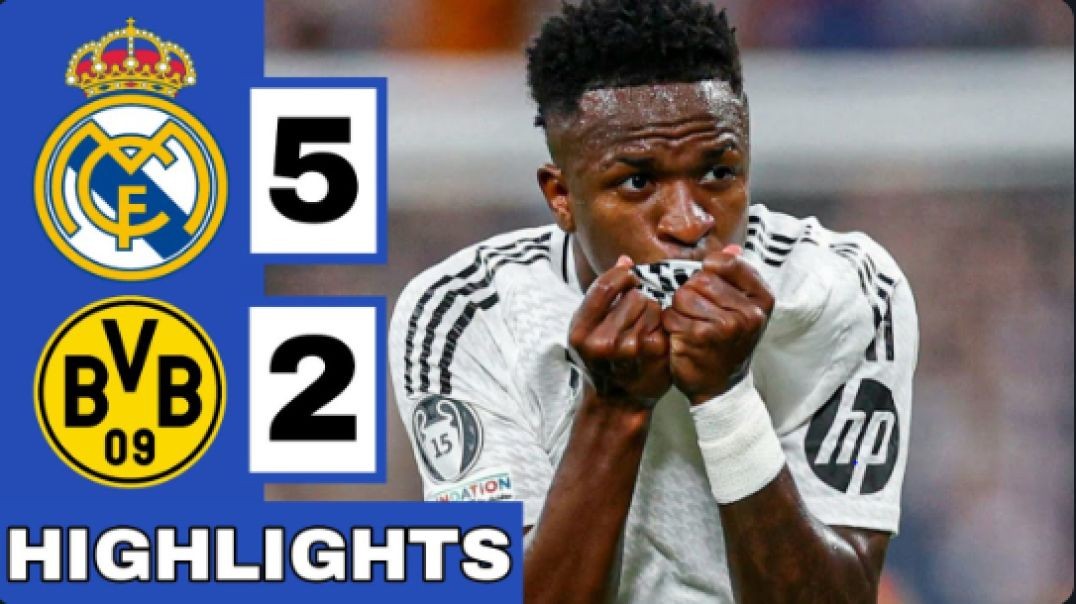 ⁣⚪️Real Madrid vs Borussia Dortmund (5-2) Extended HIGHLIGHTS   UEFA Champions League