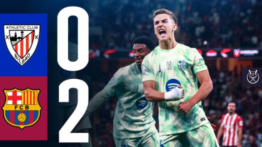 ⁣ATHLETIC CLUB 0 vs 2 FC BARCELONA   SPANISH SUPERCUP SEMIFINAL 🔵🔴
