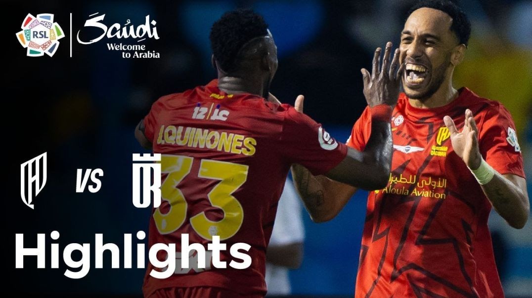 ⁣Aubameyang and Quinones combine to push Al Qadsiah 🆙 Highlights presented by Visit Saud