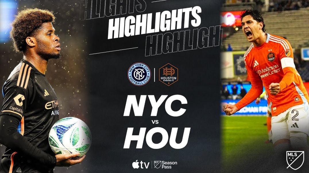 New York City FC vs. Houston Dynamo FC | Full Match Highlights | Gabriel Segal Brace!
